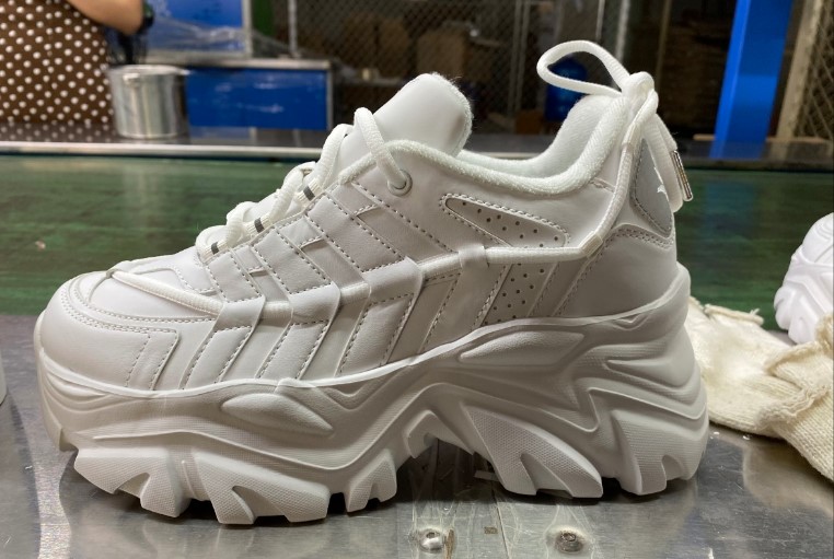 White Platform Chunky Sneakers